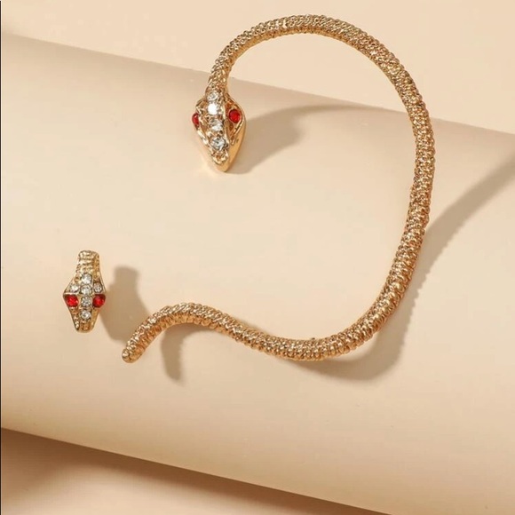 🆕 Gold Serpentine Wrap Around Gold Earring - Brand NEW…Great Gift!! - Picture 4 of 5